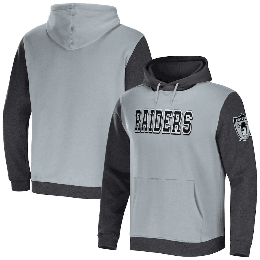 Men 2023 NFL Oakland Raiders grey Sweatshirt style 1->new york jets->NFL Jersey